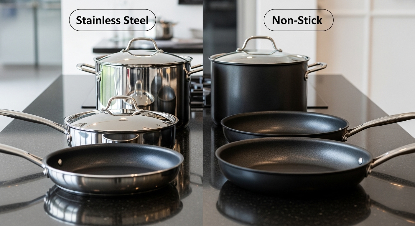 Stainless Steel vs Nonstick Cookware — Which Is Better for Your Cooking Style (and Why)?